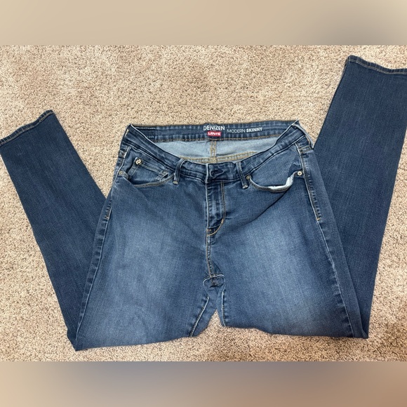 Levi's Denim - Levi’s Denizen Modern Skinny Jeans Size 10M Medium Wash Stretch Denim